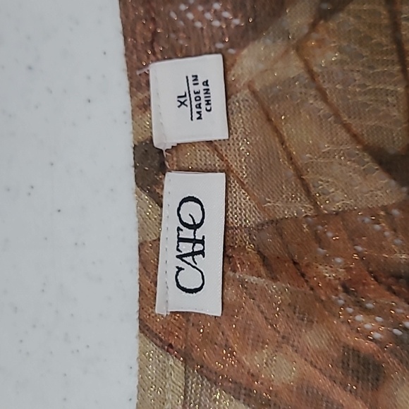 💥3for$12💥 Cato short-sleeve, cold shoulder top size XL - Picture 2 of 8